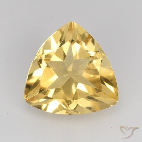 2.03ct Natural Naranja dorado Citrino, Trillón, VVS-VS
