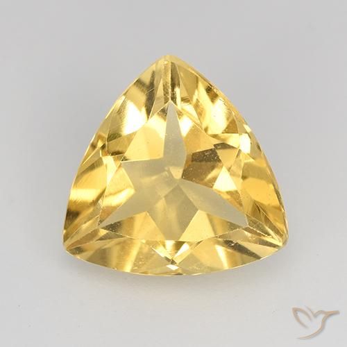2.02ct Natural Naranja dorado Citrino, Trillón, VVS-VS