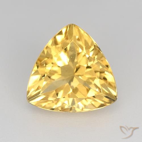 2.13ct Natural Dorado claro Citrino, Trillón, VVS-VS