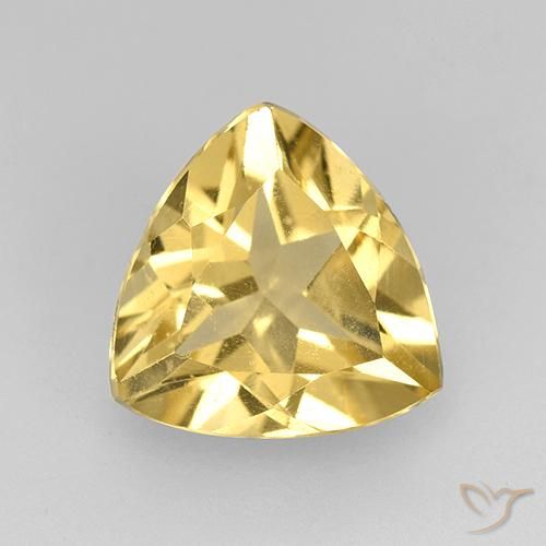 1.85ct Natural Dorado medio Citrino, Trillón, VVS
