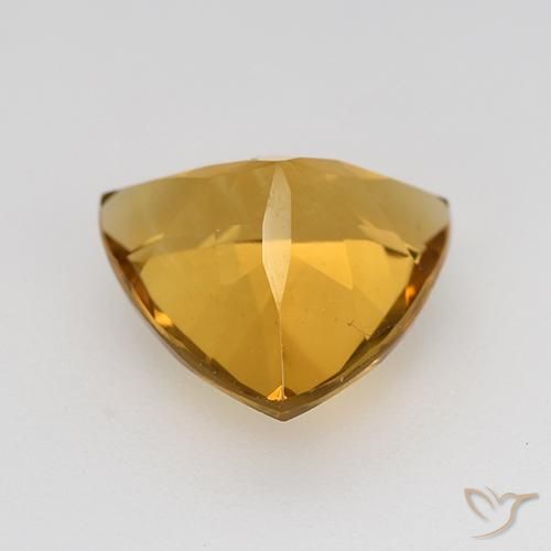Citrino Dorado-naranja medio natural de 2.19 ct, Trillón, VVS-VS