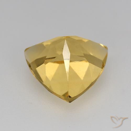 Citrino Dorado natural de 2.25 ct, Trillón, VVS-VS