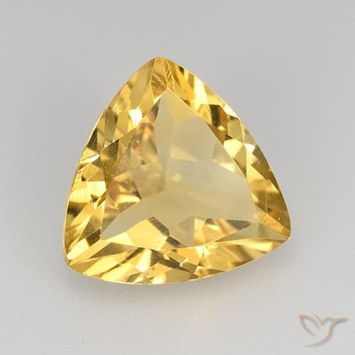 Citrino Dorado natural de 1.93 ct, Trillón, VS