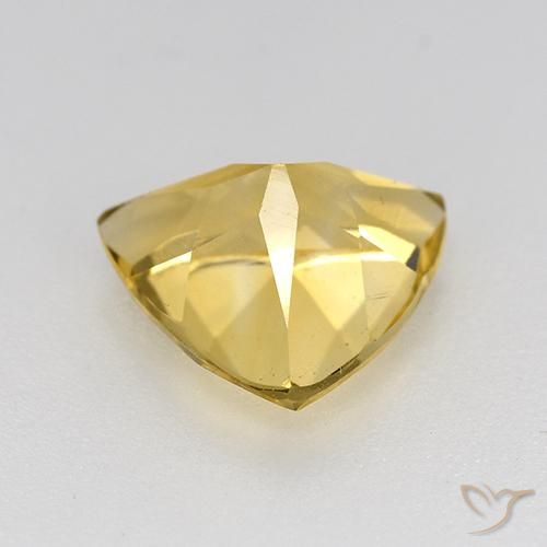 Citrino Dorado natural de 2.10 ct, Trillón, VVS-VS