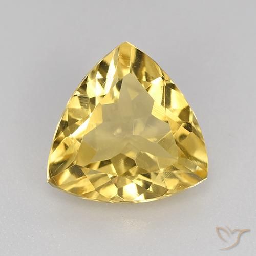 1.82ct Natural Oro Citrino, Trillón, VVS-VS