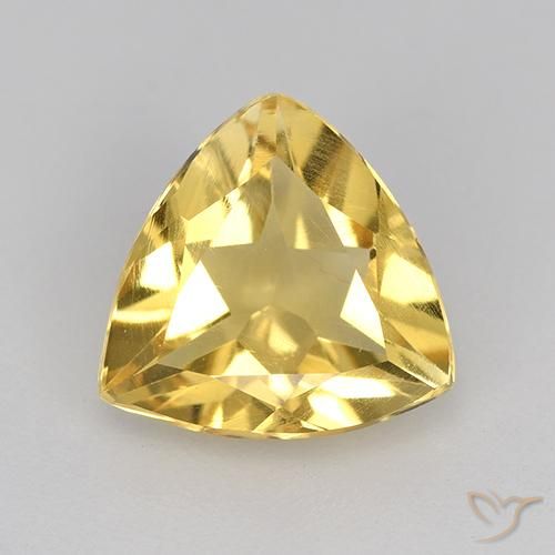 1.84ct Natural Dorado medio Citrino, Trillón, VVS-VS