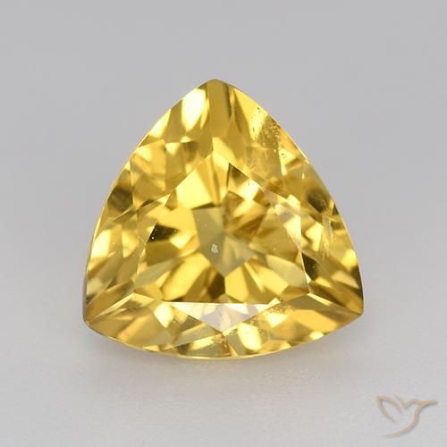 2.16ct Natural Dorado medio Citrino, Trillón, VVS-VS