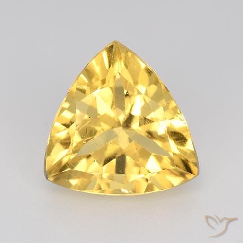 2.21ct Natural Dorado medio Citrino, Trillón, VVS-VS