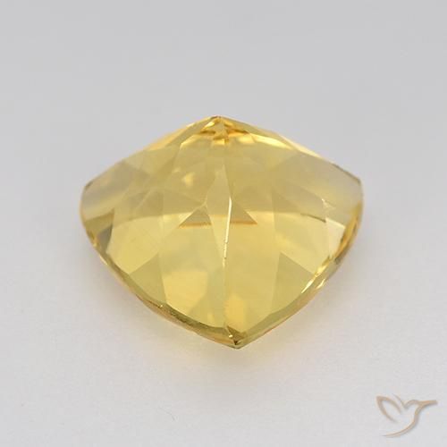 Citrino Dorado medio natural de 2.38 ct, Trillón, VVS-VS