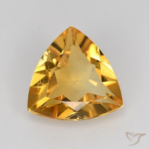 1.85ct Natural Naranja medio Citrino, Trillón, VVS-VS