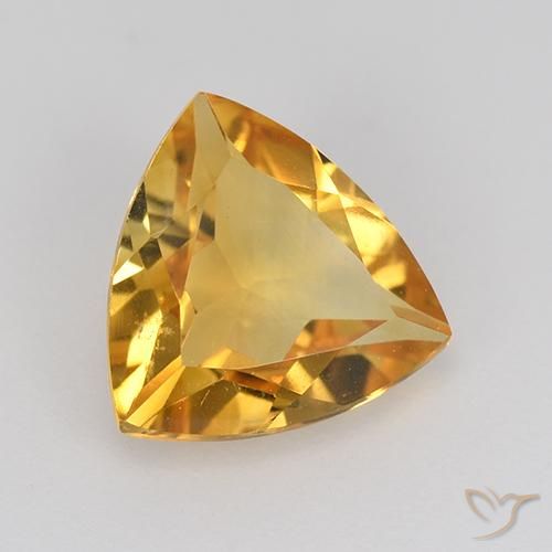 Citrino Naranja medio natural de 1.85 ct, Trillón, VVS-VS