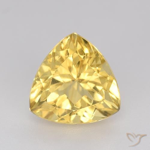 2.50ct Natural Oro Citrino, Trillón, VVS-VS
