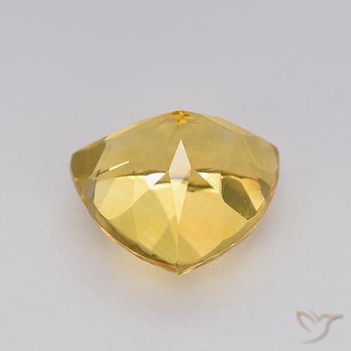 Citrino Dorado natural de 2.20 ct, Trillón, VVS-VS