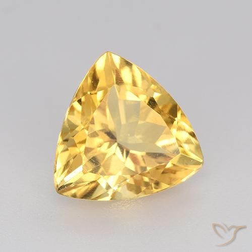 Citrino Dorado natural de 2.08 ct, Trillón, VVS-VS