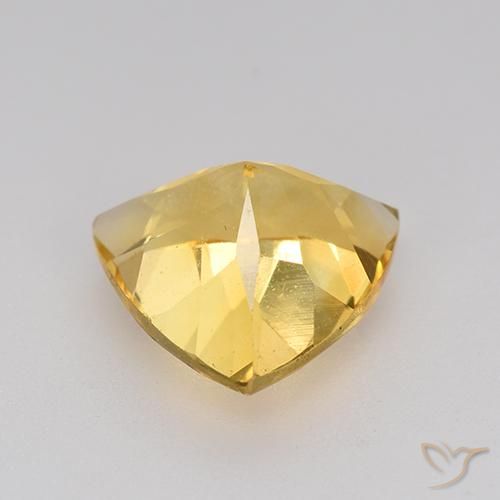 Citrino Dorado natural de 2.08 ct, Trillón, VVS-VS