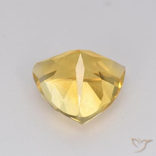 Citrino Dorado natural de 2.28 ct, Trillón, VVS