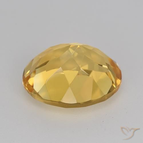 Citrino Oro natural de 4.47 ct, Ovalada, VVS-VS