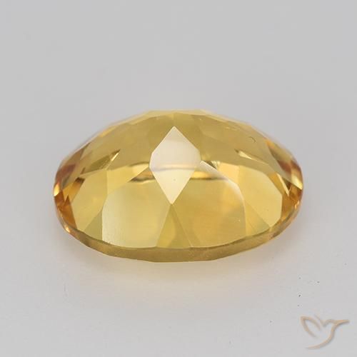 Citrino Oro natural de 4.22 ct, Ovalada, VVS-VS