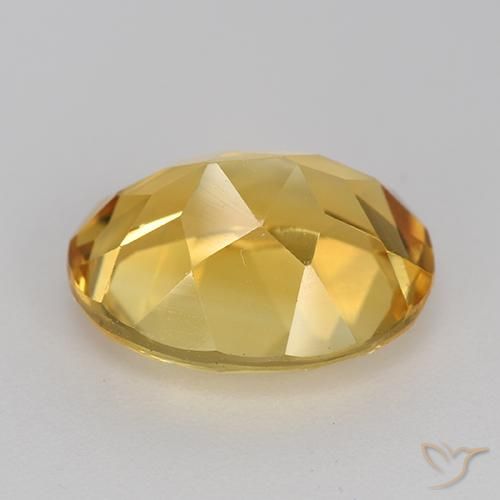 Citrino Naranja dorado natural de 4.38 ct, Ovalada, VVS-VS