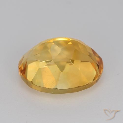 Citrino Naranja dorado natural de 4.76 ct, Ovalada, VVS-VS