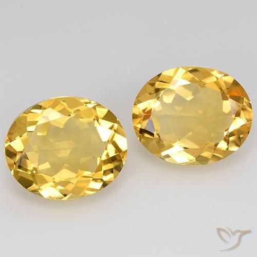 8.58ctw Natural Dorado Citrino, Ovalada, VVS-VS