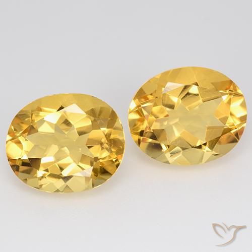 9.31ctw Natural Dorado Citrino, Ovalada, VVS-VS