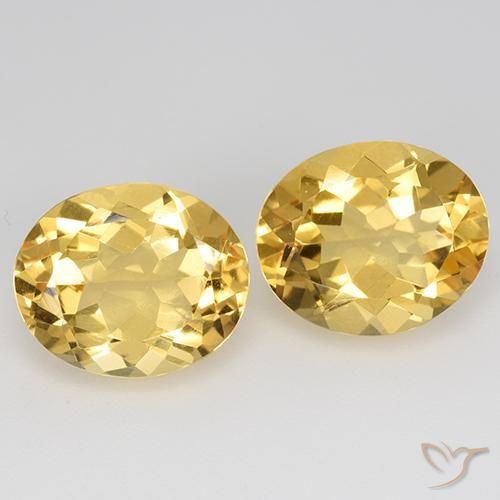 9.01ctw Natural Oro Citrino, Ovalada, VVS-VS