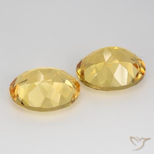 Gemas de Citrino Oro natural de 9.01 ct, Ovalada, VVS-VS
