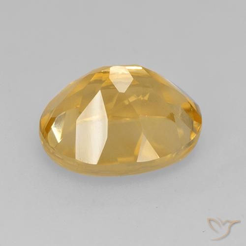 Citrino Dorado oscuro natural de 5.13 ct, Ovalada, VVS-VS
