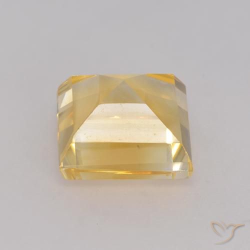 Citrino Oro natural de 3.43 ct, Cuadrado, VVS-VS