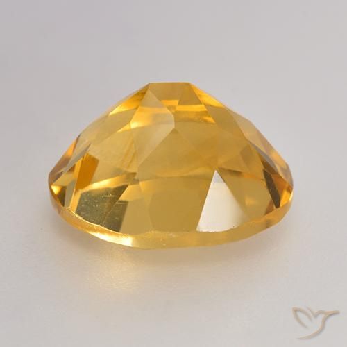 Citrino Naranja dorado natural de 3.71 ct, Ovalada, VVS-VS