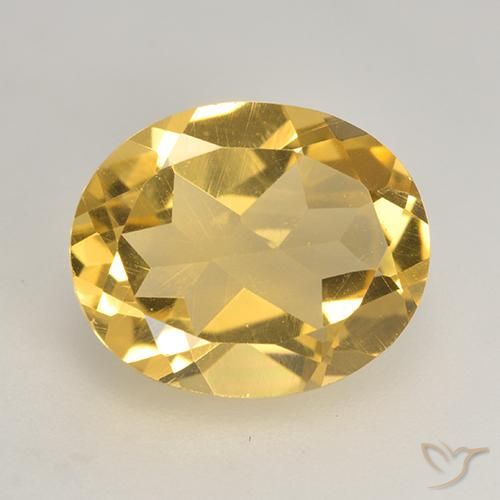 3.28ct Natural Dorado Citrino, Ovalada, VVS-VS