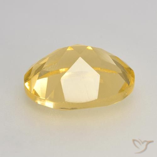 Citrino Dorado natural de 3.28 ct, Ovalada, VVS-VS