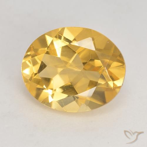 3.23ct Natural Dorado Citrino, Ovalada, VVS-VS