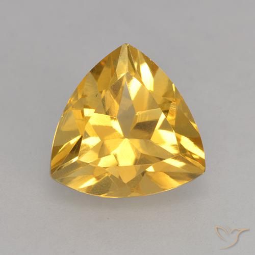2.26ct Natural Dorado medio Citrino, Trillón, VVS-VS