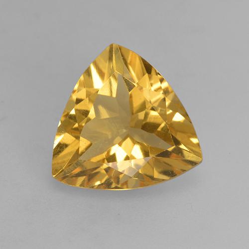 Citrino Naranja dorado intenso natural de 1.74 ct, Trillón, VVS-VS