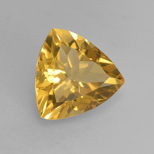Citrino Naranja dorado intenso natural de 1.74 ct, Trillón, VVS-VS
