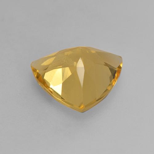 Citrino Naranja dorado intenso natural de 1.74 ct, Trillón, VVS-VS