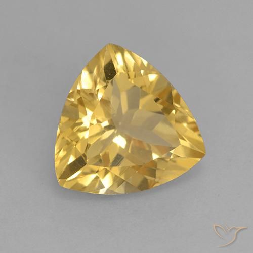 Citrino Naranja dorado natural de 2.11 ct, Trillón, VVS-VS