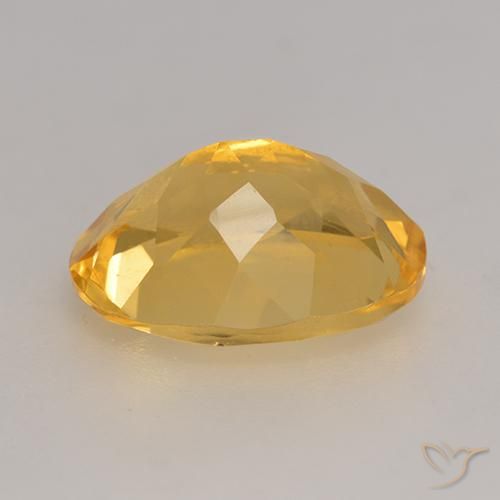 Citrino Dorado naranja natural de 3.17 ct, Ovalada, VVS-VS
