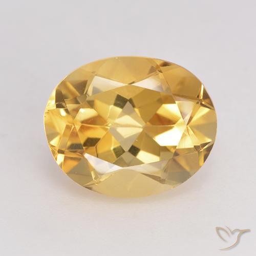 3.33ct Natural Dorado Citrino, Ovalada, VVS-VS