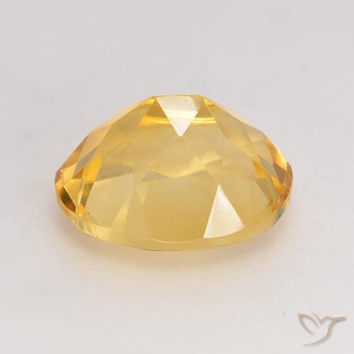 Citrino Dorado natural de 3.33 ct, Ovalada, VVS-VS