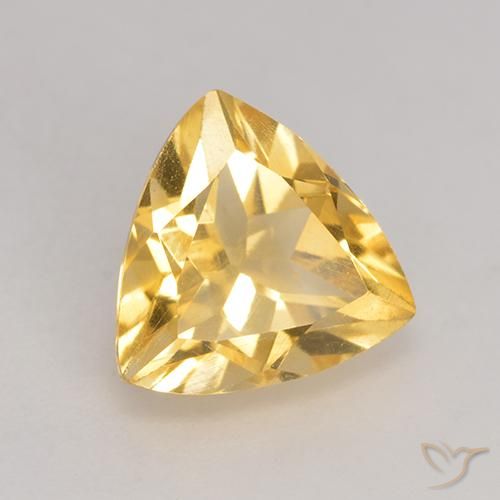 Citrino Dorado medio natural de 2.31 ct, Trillón, VS