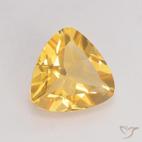Citrino Dorado medio natural de 1.99 ct, Trillón, VS