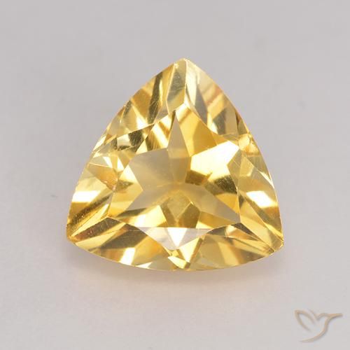 2.07ct Natural Dorado medio Citrino, Trillón, VS