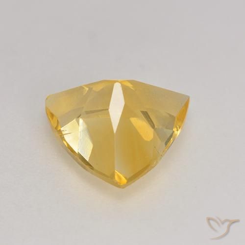 Citrino Dorado medio natural de 2.07 ct, Trillón, VS