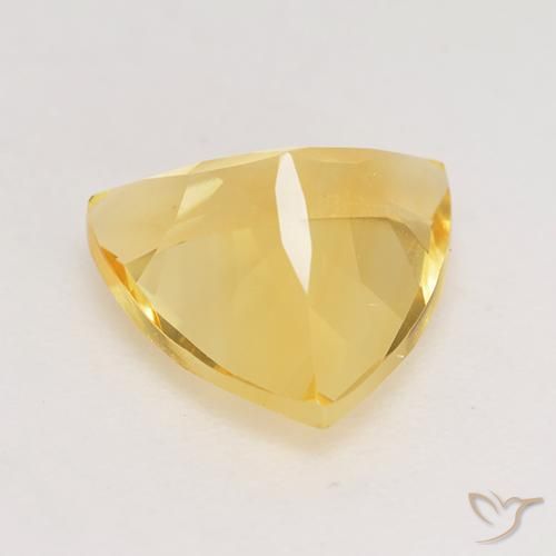 Citrino Dorado natural de 2.03 ct, Trillón, VVS-VS