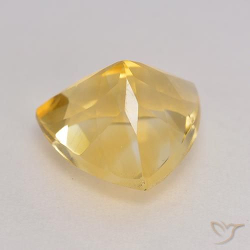 Citrino Dorado natural de 2.15 ct, Trillón, VVS-VS