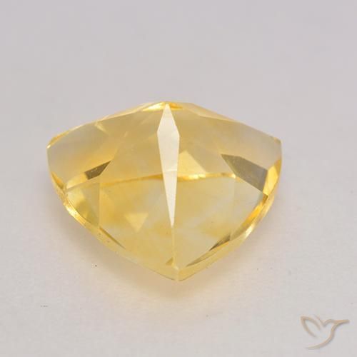 Citrino Dorado natural de 2.21 ct, Trillón, VVS-VS