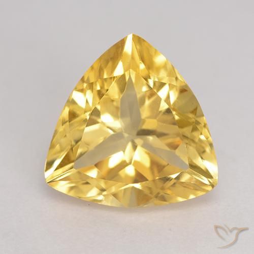 2.10ct Natural Dorado Citrino, Trillón, VVS-VS